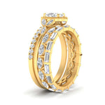 Load image into Gallery viewer, antique-stacked-bands-with-baguette-in-FD10145OV-NL-YG