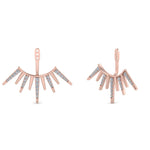 Load image into Gallery viewer, arrow-diamond-earring-jacket-in-rose-gold-FDEAR9307-NL-RG.jpg