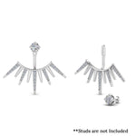 Load image into Gallery viewer, arrow-diamond-earring-jacket-in-white-gold-FDEAR9307-NL-WG.jpg
