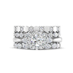 Load image into Gallery viewer, art-deco-3-stack-bridal-ring-set-in-FD10154-NL-WG