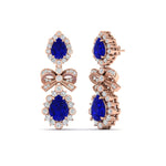 Load image into Gallery viewer, art-deco-chandelier-blue-sapphire-earring-in-rose-gold-FDEAR11494GSABL-NL-RG.jpg