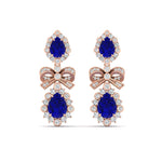 Load image into Gallery viewer, art-deco-chandelier-blue-sapphire-earring-in-rose-gold-FDEAR11494GSABL-NL-RG.jpg