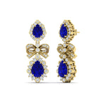 Load image into Gallery viewer, art-deco-chandelier-blue-sapphire-earring-in-yellow-gold-FDEAR11494GSABL-NL-YG.jpg