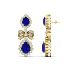 Load image into Gallery viewer, art-deco-chandelier-blue-sapphire-earring-in-yellow-gold-FDEAR11494GSABL-NL-YG.jpg