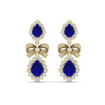 Load image into Gallery viewer, art-deco-chandelier-blue-sapphire-earring-in-yellow-gold-FDEAR11494GSABL-NL-YG.jpg