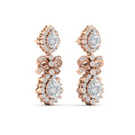Load image into Gallery viewer, art-deco-chandelier-diamond-earring-in-rose-gold-FDEAR11494-NL-RG.jpg