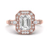 Load image into Gallery viewer, art-deco-emerald-cut-diamond-engagement-ring-in-rose-gold-FD9760EMR-NL-RG