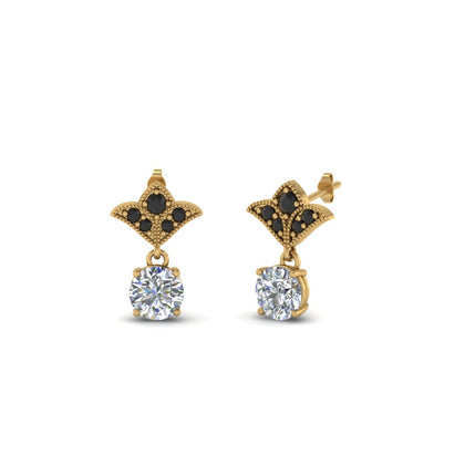 art-deco-inspired-round-drop-earring-in-14K-yellow-gold-FDEAR8425-0.25CT-NL-YG