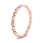 Load image into Gallery viewer, art-deco-thin-stacking-diamond-eternity-band-in-rose-gold-FDEWB2139ANGLE3-NL-RG.jpg
