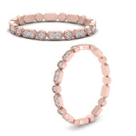 Load image into Gallery viewer, art-deco-thin-stacking-diamond-eternity-band-in-rose-gold-FDEWB2139ANGLE3-NL-RG.jpg