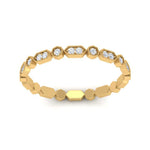 Load image into Gallery viewer, art-deco-thin-stacking-diamond-eternity-band-in-yellow-gold-FDEWB2139ANGLE3-NL-YG.jpg