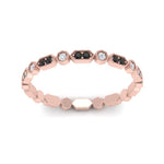 Load image into Gallery viewer, art-deco-thin-stacking-eternity-band-with-black-diamond-in-rose-gold-FDEWB2139GBLACKANGLE3-NL-RG.jpg