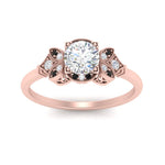 Load image into Gallery viewer, Art Deco Vintage Round Cut Engagement Ring