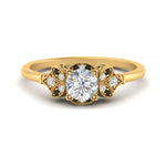 Load image into Gallery viewer, Art Deco Vintage Round Cut Engagement Ring