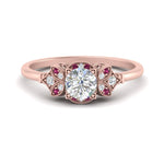 Load image into Gallery viewer, Art Deco Vintage Round Cut Engagement Ring