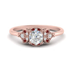 Load image into Gallery viewer, Art Deco Vintage Round Cut Engagement Ring