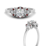 Load image into Gallery viewer, Art Deco Vintage Round Cut Engagement Ring