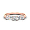 Load image into Gallery viewer, asscher-cut-1-carat-five-stone-anniversary-band-in-rose-gold-fdwb8008assleep-1.00ct-nl-rg.jpg?v=1773743911