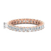Load image into Gallery viewer, asscher-cut-3-carat-eternity-diamond-band-in-rose-gold-fdewb8321-as-3-00-ct-nl-rg-hw
