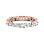 Load image into Gallery viewer, asscher-cut-3-carat-eternity-diamond-wedding-band-in-rose-gold-FDEWB8321AS-3.00CT-NL-RG