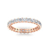 Load image into Gallery viewer, asscher-cut-3-carat-eternity-diamond-wedding-band-in-rose-gold-FDEWB8321ASANGLE5-3.00CT-NL-RG