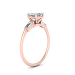 Load image into Gallery viewer, asscher-cut-bar-baguette-3-stone-diamond-engagement-ring-in-FDENS100ASR-NL-RG