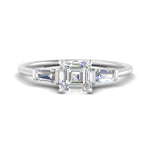 Load image into Gallery viewer, asscher-cut-bar-baguette-3-stone-diamond-engagement-ring-in-FDENS100ASR-NL-WG
