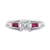 Load image into Gallery viewer, asscher-cut-bar-baguette-3-stone-pink-sapphire-engagement-ring-in-white-gold-FDENS100ASRGSADRPI-NL-WG