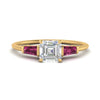 Load image into Gallery viewer, asscher-cut-bar-baguette-3-stone-pink-sapphire-engagement-ring-in-yellow-gold-FDENS100ASRGSADRPI-NL-YG