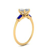 Load image into Gallery viewer, asscher-cut-bar-baguette-3-stone-sapphire-engagement-ring-in-yellow-gold-FDENS100ASRGSABLANGLE2-NL-YG