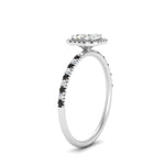 Load image into Gallery viewer, asscher-cut-black-diamond-halo-petite-engagement-ring-in-white-gold-FD8523ASRGBLACKANGLE3-NL-WG