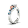 Load image into Gallery viewer, asscher-cut-blue-topaz-channel-band-celtic-bridal-set-in-white-gold-fdens2255asgicbltoangle2-nl-wg-ws2.jpg
