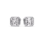 Load image into Gallery viewer, Asscher Diamond Bezel Stud Earring