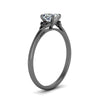 Load image into Gallery viewer, asscher-cut-diamond-celtic-solitaire-ring-in-black-gold-FD8541ASRANGLE2-NL-BG?v=1758624131