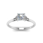 Load image into Gallery viewer, asscher-cut-diamond-celtic-solitaire-ring-in-white-gold-FD8541ASRANGLE5-NL-WG?v=1758624130