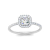 Load image into Gallery viewer, asscher-cut-diamond-halo-petite-engagement-ring-in-white-gold-FD8523ASRANGLE3-NL-WG