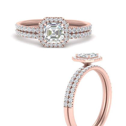 asscher-cut-diamond-halo-wedding-ring-set-in-rose-gold-FD8523AS-NL-RG