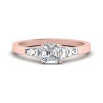 Load image into Gallery viewer, asscher-cut-diamond-ring-with-tapered-baguettes-in-FD10590ASRANGLE3-NL-RG
