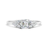 Load image into Gallery viewer, asscher-cut-diamond-ring-with-tapered-marquise-accents-in-white-gold-FD9933ASR-NL-WG
