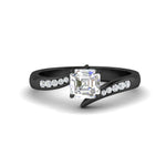 Load image into Gallery viewer, asscher-cut-diamond-swirl-channel-ring-in-black-gold-FDENS4028ASR-NL-BG.jpg?v=1754995829