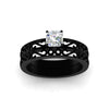 Load image into Gallery viewer, asscher-cut-filigree-single-stone-diamond-wedding-ring-set-in-black-gold-FDENS3289ASANGLE5-NL-BG.jpg?v=1763371202