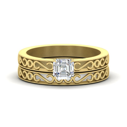 asscher-cut-filigree-single-stone-diamond-wedding-ring-set-in-rose-gold-FDENS3289AS-NL-RG.jpg?v=1763371202