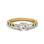 Load image into Gallery viewer, Delicate Antique Pave Asscher Engagement Ring