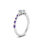 Load image into Gallery viewer, Delicate Antique Pave Asscher Engagement Ring
