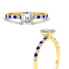 Load image into Gallery viewer, asscher-cut-french-pave-sapphire-engagement-ring-in-yellow-gold-FD11408ASRGSABLANGLE3-NL-YG_832eed10-f81d-4af0-9b39-6cc4642012cd?v=1762849706