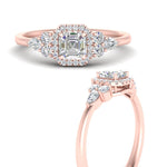 Load image into Gallery viewer, asscher-cut-halo-cluster-accent-diamond-engagement-ring-in-rose-gold-FD10512ASRANGLE3-NL-RG.jpg?v=1770117207