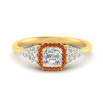 Load image into Gallery viewer, asscher-cut-halo-cluster-accent-orange-sapphire-engagement-ring-in-yellow-gold-FD10512ASRGSAOR-NL-YG.jpg?v=1770117207