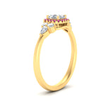 Load image into Gallery viewer, asscher-cut-halo-cluster-accent-pink-sapphire-engagement-ring-in-yellow-gold-FD10512ASRGSADRPIANGLE2-NL-YG.jpg?v=1770117207