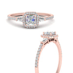 Load image into Gallery viewer, asscher-cut-halo-lab-diamond-ring-with-baguette-in-rose-gold-FD10047ASRANGLE3-NL-RG