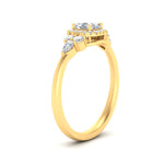 Load image into Gallery viewer, asscher-cut-lab-halo-cluster-engagement-ring-in-yellow-gold-FD10512ASRANGLE2-NL-YG.jpg?v=1770117207